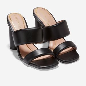 COLE HAAN Leather Reina 2 Band Comfort Sandals Size 9